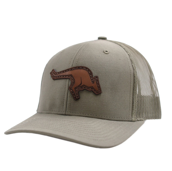 Youth Hat - Youth Kangaroo Leather Patch - Marsupial Gear