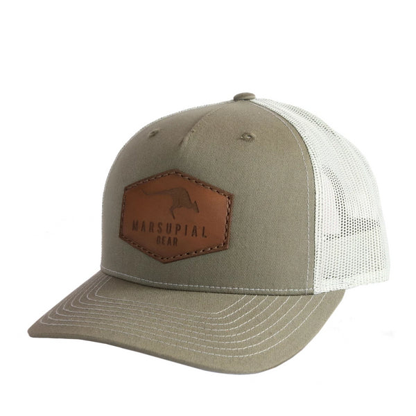 Hexagon Leather Patch Hat - Marsupial Gear